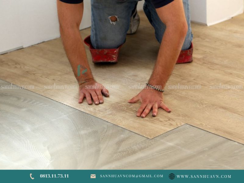 báo giá sàn nhựa dán keo,