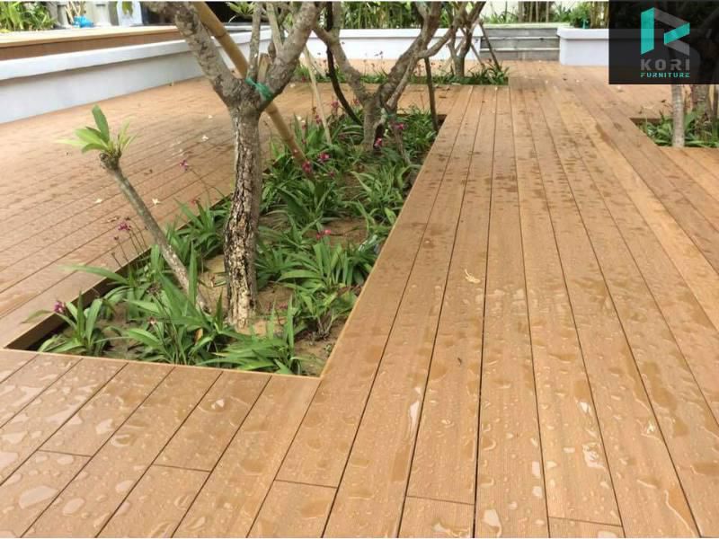 ưu điểm sàn gỗ ngoài trời, lắp đặt sàn gỗ ngoài trời,
