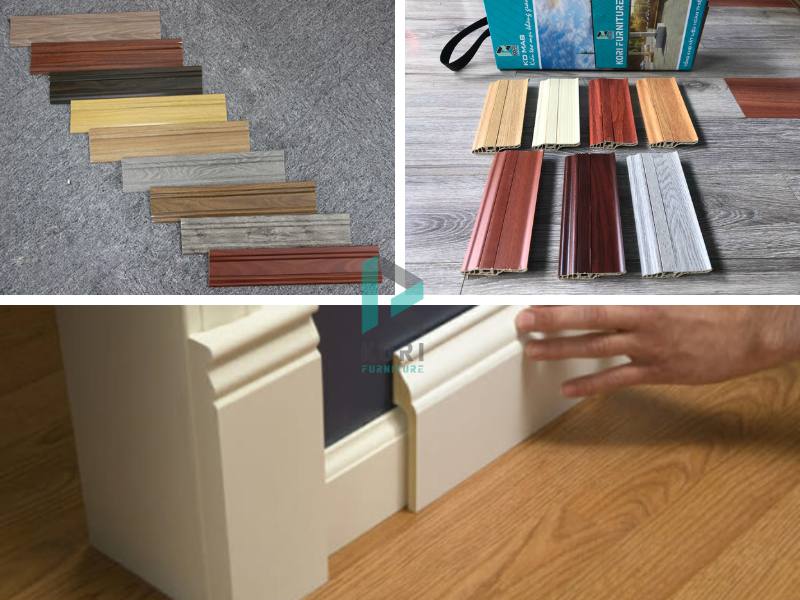 Phào chân tường nhựa giả gỗ pvc - 5 bước thi công phào chân tường 1 mẫu phào chân tường nhựa, thi công phào chân tường nhựa giả gỗ, len chân tường nhựa giả gỗ,