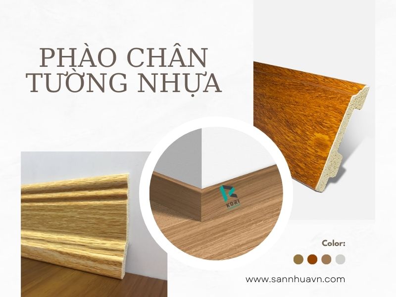 phào chân tường nhựa trang trí