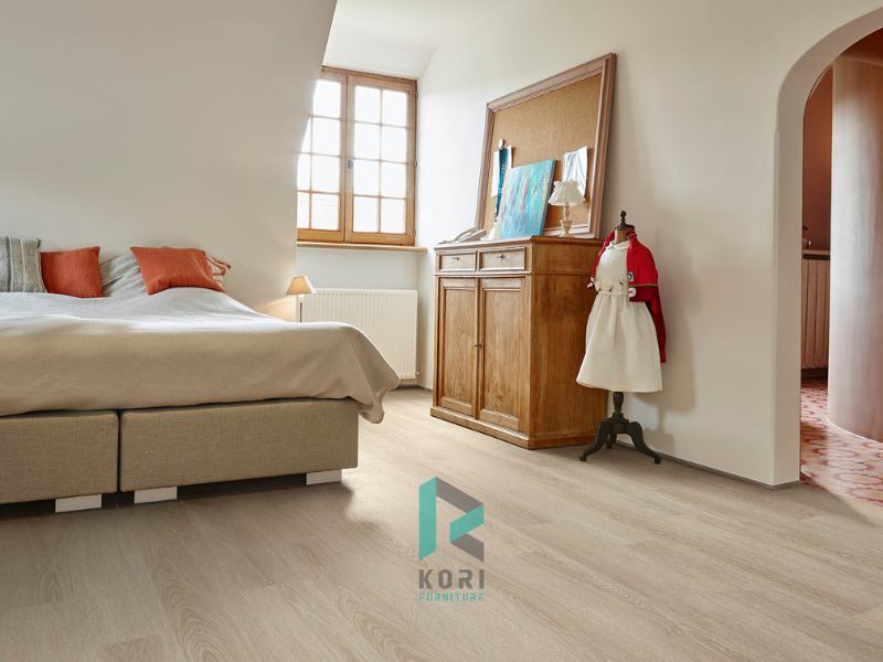 sàn gỗ công nghiệp cho phòng ngủ, lắp đặt sàn gỗ cho phòng ngủ,