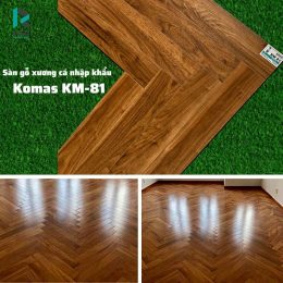 Sàn gỗ xương cá Komas KM81
