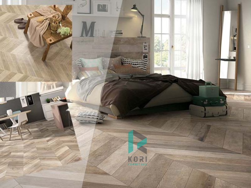 ván sàn gỗ xương cá chịu nước, báo giá sàn gỗ xương cá komas km85, thi công sàn gỗ xương cá,