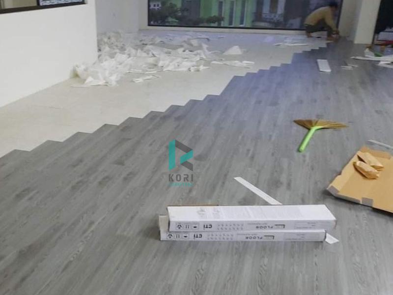 sàn nhựa dán keo giá rẻ, báo giá sàn nhựa dán keo, sàn nhựa giả gỗ glotex,