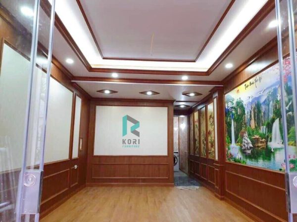 Ốp tường nhựa giá rẻ0