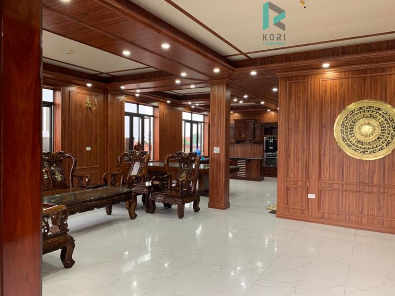 ốp tường nhựa phòng khách giá rẻ, báo giá tấm nhựa ốp tường,