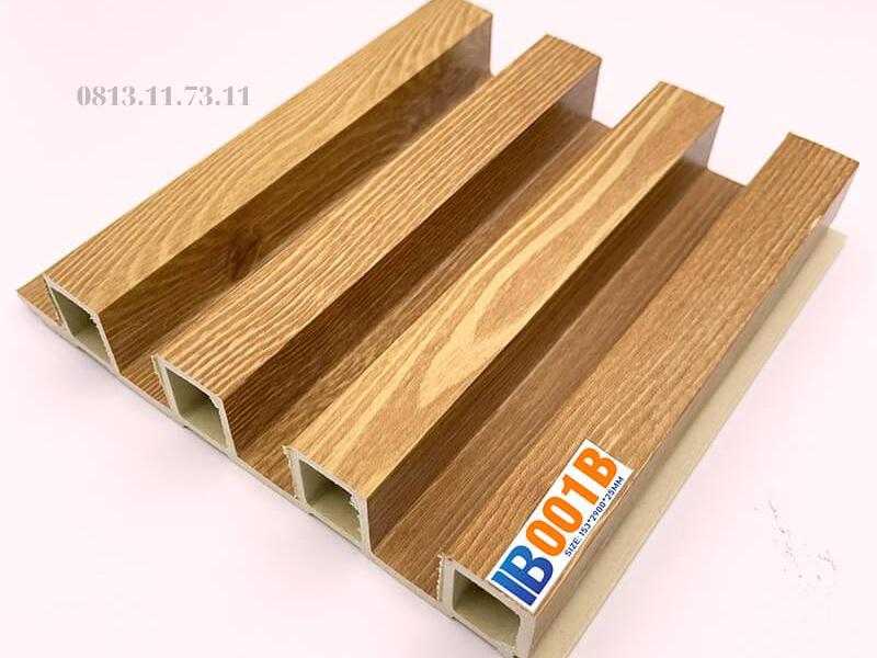 Tấm nhựa ốp tường IBT IB001B 1 tấm nhựa ốp tường ibt ib001b, báo giá tấm nhựa ốp tường ibt, thi công ốp tường nhựa lam sóng,