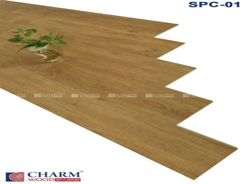 sàn nhựa charm wood 6mm spc01, thi công sàn nhựa charm wood spc01, giá sàn nhựa charm wood 6mm,