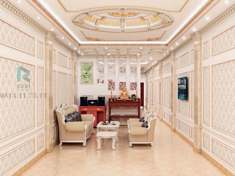 phào chỉ cổ điển trang trí căn hộ,