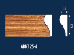 Phào chỉ tường 25mm AĐNT25-4