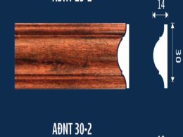 Phào chỉ tường 30mm AĐNT30-2