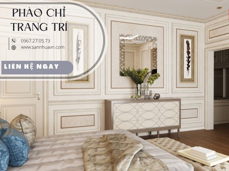 mẫu phào chỉ ốp tường