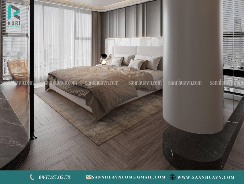 Kích thước sàn xương cá 12mm | Tư vấn sàn xương cá miễn phí 7 sàn xương cá cho phòng ngủ