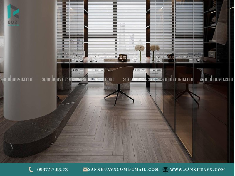 các bước thi công sàn gỗ xương cá