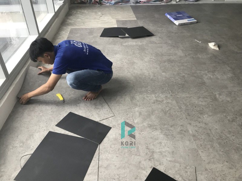 ưu điểm sàn nhựa giả bê tông