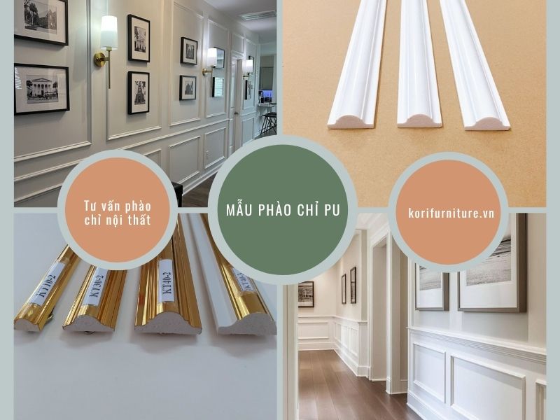 các kiểu phào chỉ nhựa