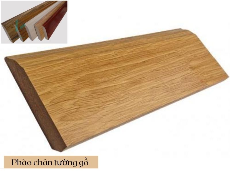 len chân tường gỗ công nghiệp