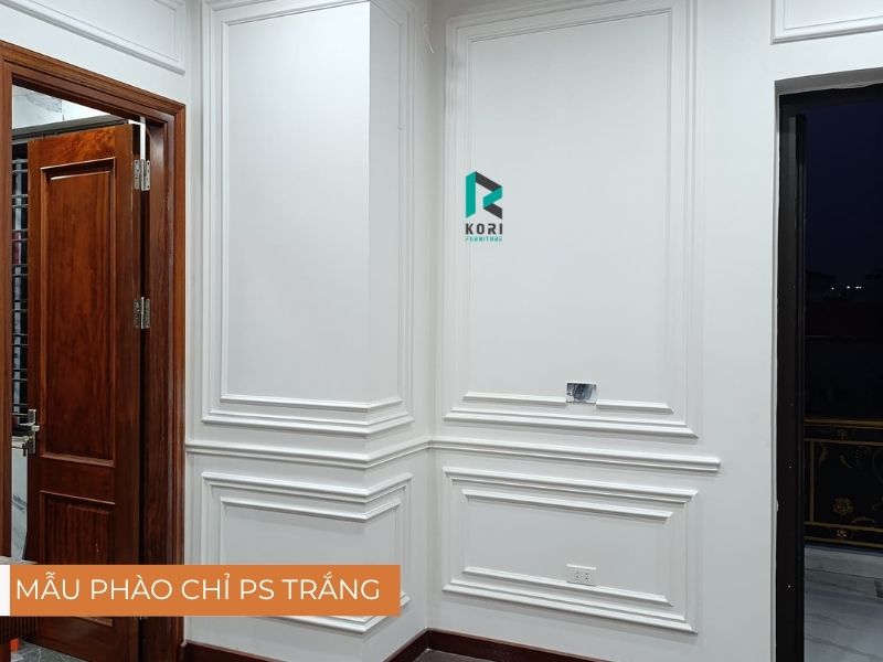 +3 Cách Phân Biệt Phào Chỉ PU và PS Chi Tiết Nhất 7 phào chỉ ps màu trắng