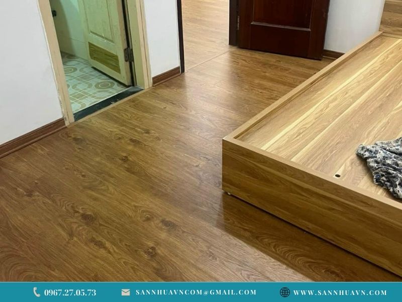 Sàn nhựa dán keo giá rẻ - Thanh lý sàn dán 2mm giá chỉ 1xx 6 cách nhận biết sàn nhựa chất lượng tốt