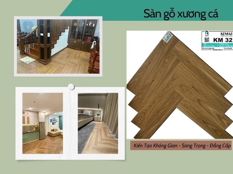 Sàn gỗ xương cá cốt đen chịu nước 120H | Giá sàn gỗ xương cá 3 sàn gỗ xương cá cốt đen cao cấp