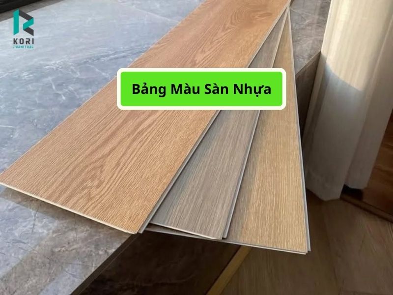 Mẫu sàn nhựa hèm khóa spc cao cấp | Xu hướng 2026 1 bảng màu sàn nhựa hèm khóa spc