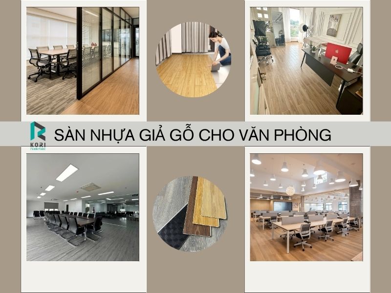 Mẫu sàn nhựa hèm khóa spc cao cấp | Xu hướng 2026 4 sàn nhựa hèm khóa cho văn phòng